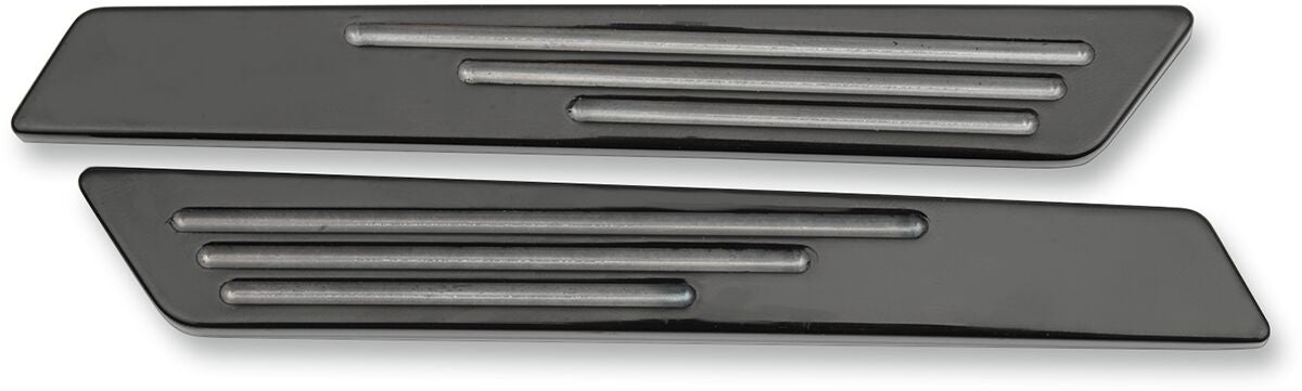 Drag Specialties Saddlebag Hinge Insert Black Saddlebag Latch Covers Drag Specialties