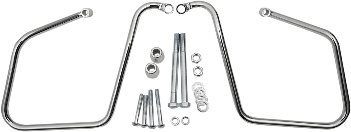 Drag Specialties Saddlebag Support Bracket Chrome Saddlebag Supports Drag Specialties