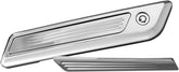 Accutronix Accutronix Latch Cover Insert Saddlebag Speed Ball Chrome Saddlebag Latch Covers Accutronix
