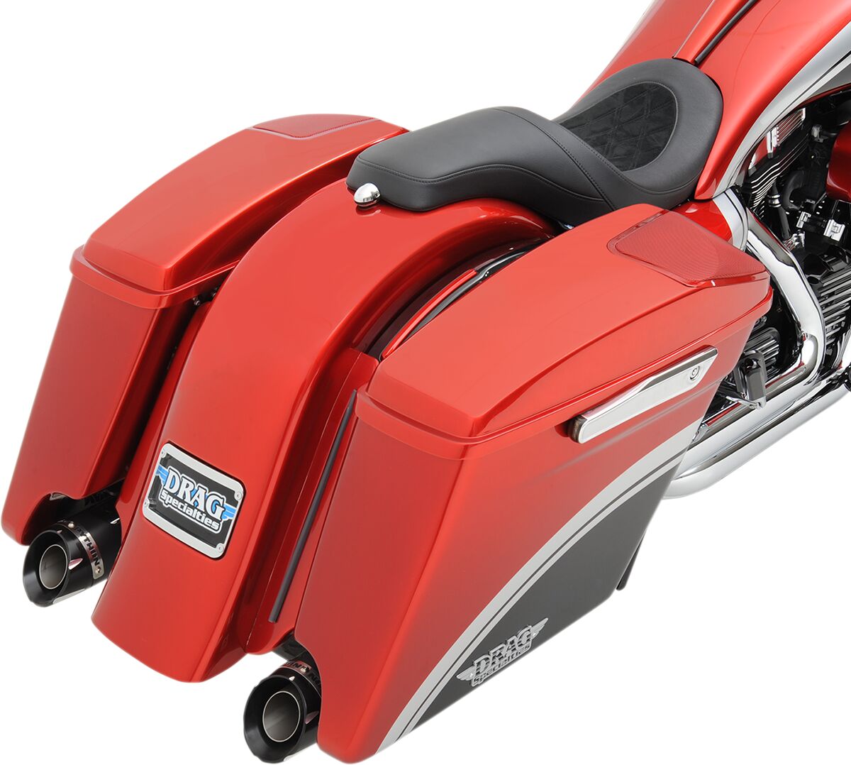 Drag Specialties Saddlebag 4" Extended Oem Style Right Saddlebags Drag Specialties