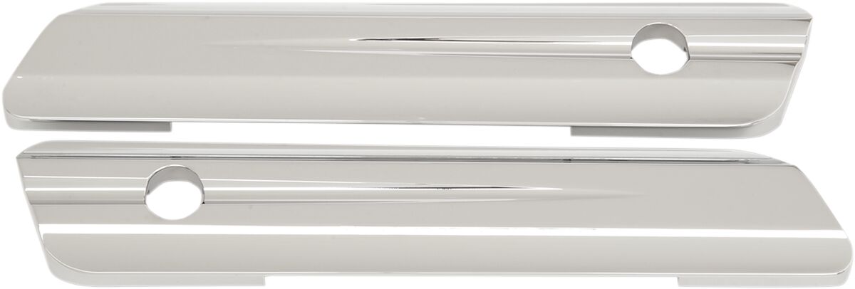 Drag Specialties Hinge Cover Saddlebag Chrome Saddlebag Latch Covers Drag Specialties