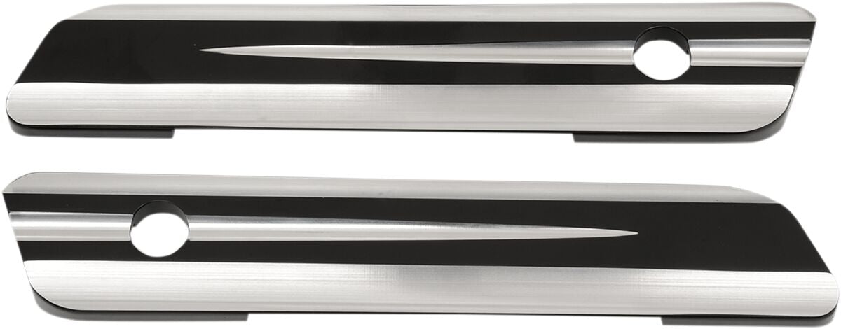 Drag Specialties Hinge Cover Saddlebag Black Saddlebag Latch Covers Drag Specialties