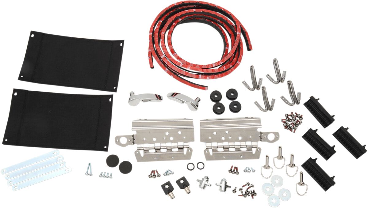 Drag Specialties Saddlebag/Lid Hardware Kit Saddlebags Misc Drag Specialties