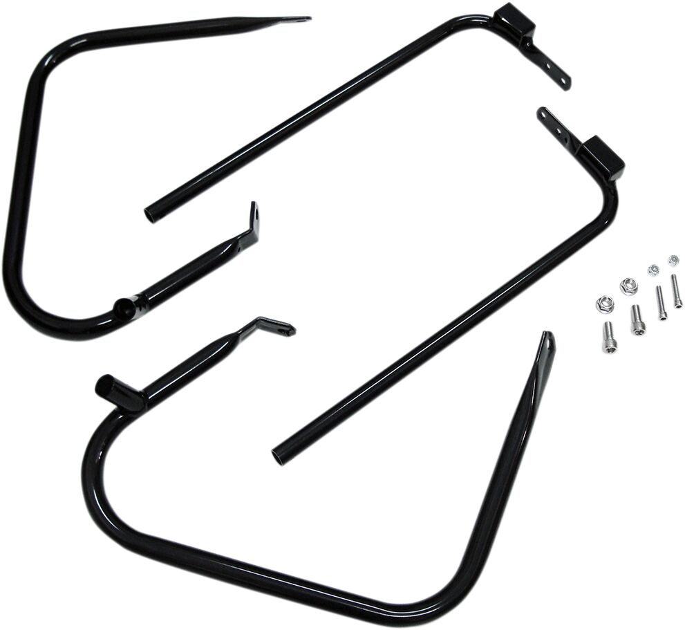 Drag Specialties Support S/B Blk 97 08 Flt Saddlebag Supports Drag Specialties