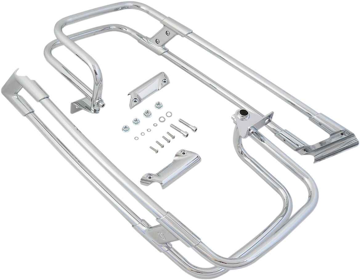 Drag Specialties Rail S/B Chr Flt 14 17 Saddlebag Supports Drag Specialties