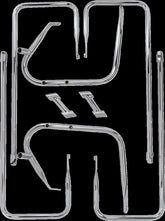 Drag Specialties Rail S/B Chr Flt 09 13 Saddlebag Supports Drag Specialties