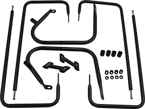 Drag Specialties Rail S/B Blk Flt 97 08 Saddlebag Supports Drag Specialties