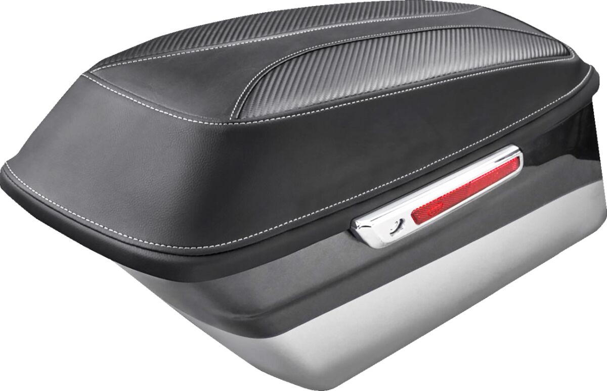 Saddlemen Plain Lid Covers Domitor - 14-23 Touring Saddlebag Lid Covers Saddlemen