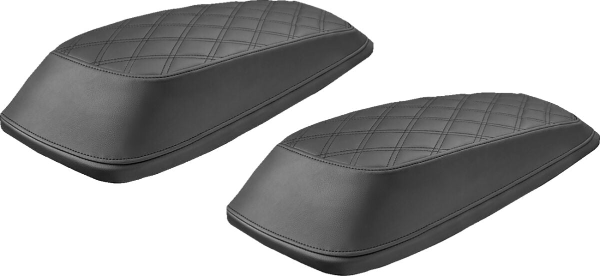 Saddlemen Plain LID L/S Covers - 14-23 Touring Saddlebag Lid Covers Saddlemen