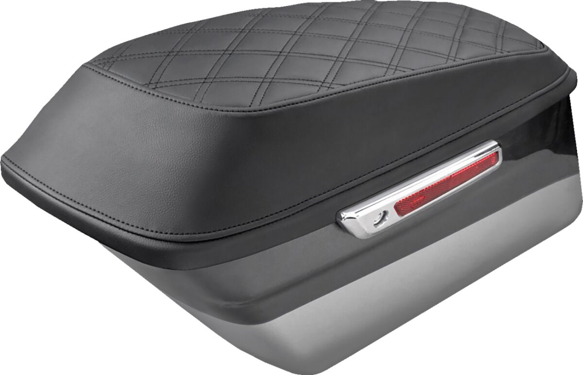 Saddlemen Plain LID L/S Covers - 14-23 Touring Saddlebag Lid Covers Saddlemen