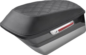 Saddlemen Plain LID L/S Covers - 14-23 Touring Saddlebag Lid Covers Saddlemen