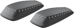 Saddlemen Plain Lid Covers, Chrome Studs - 14-23 Touring Saddlebag Lid Covers Saddlemen