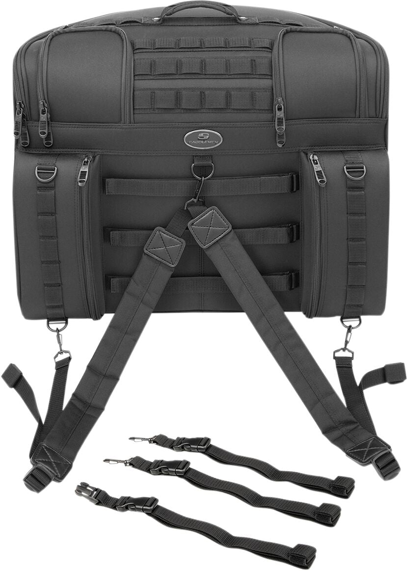 Saddlemen Backrest Bag Br4100 Tactl Tail Bag Saddlemen