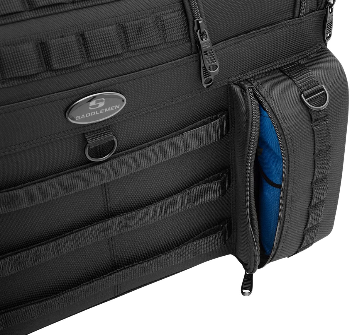 Saddlemen Backrest Bag Br4100 Tactl Tail Bag Saddlemen