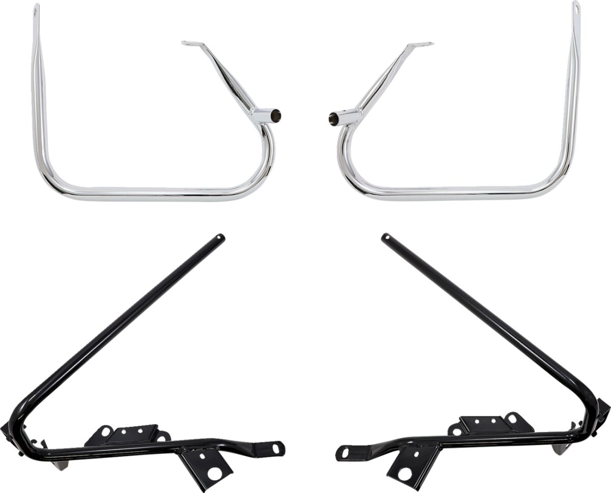 Drag Specialties Support S/B Chr 09 13 Flt Saddlebag Supports Drag Specialties