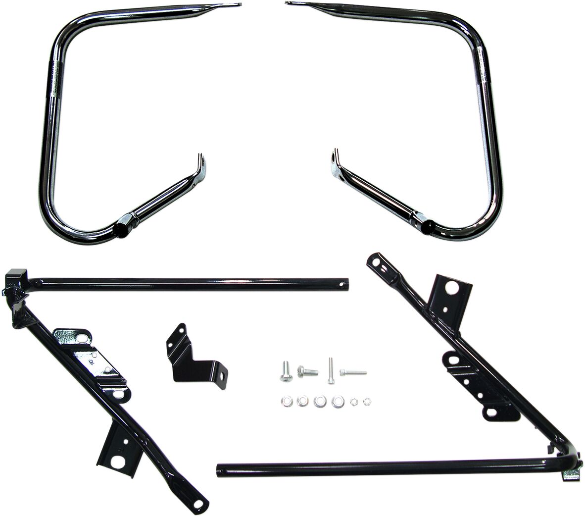 Drag Specialties Support S/B Blk 09 13 Flt Saddlebag Supports Drag Specialties