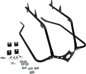 Cycle Visions Bagger Tail Flst Blk Saddlebags Mounts Cycle Visions