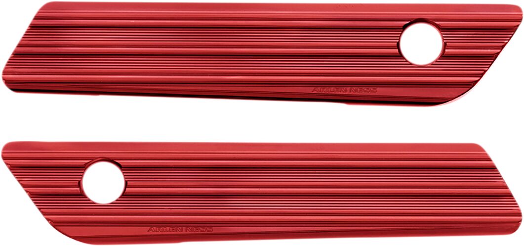 Arlen Ness Cover Latch S Bag Red Saddlebag Latch Covers Arlen Ness