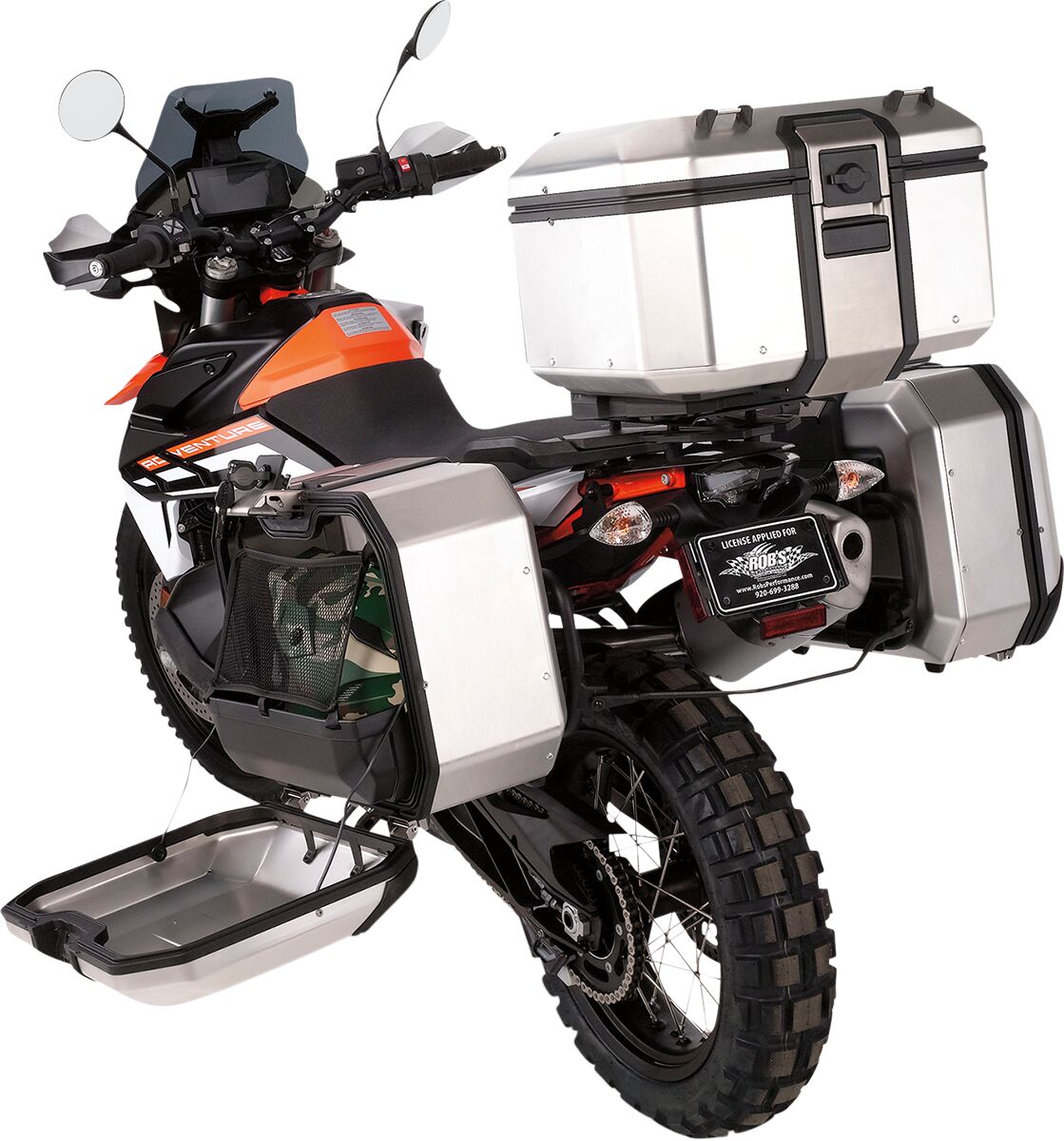 Moose Offroad Hard Parts Terra Top Case 37 Sil Top Case Moose Offroad Hard Parts