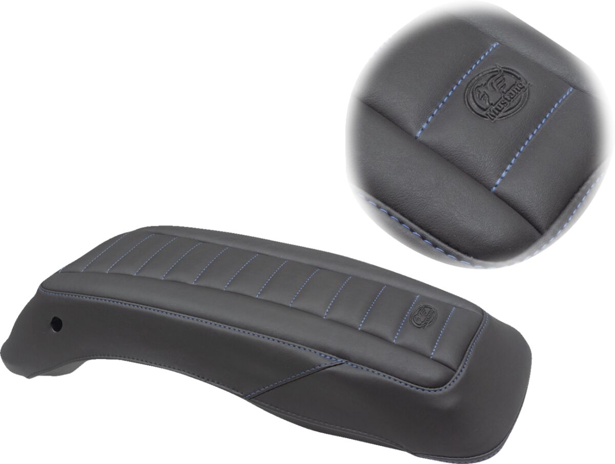 Mustang Cover Bglid Bk/Blu Fl14 Saddlebags Misc Mustang
