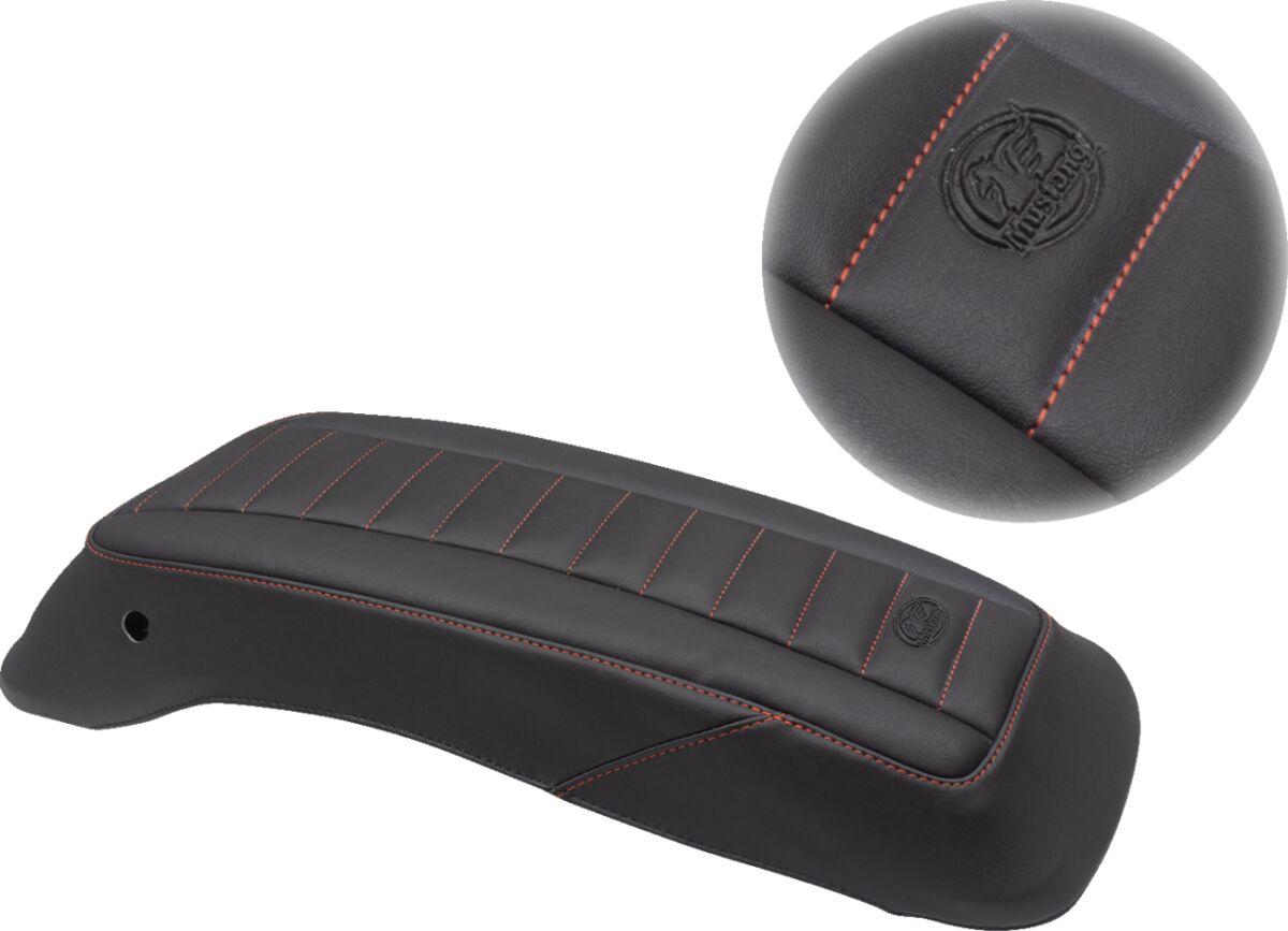 Mustang Cover Bglid Bk/Red Fl14 Saddlebags Misc Mustang