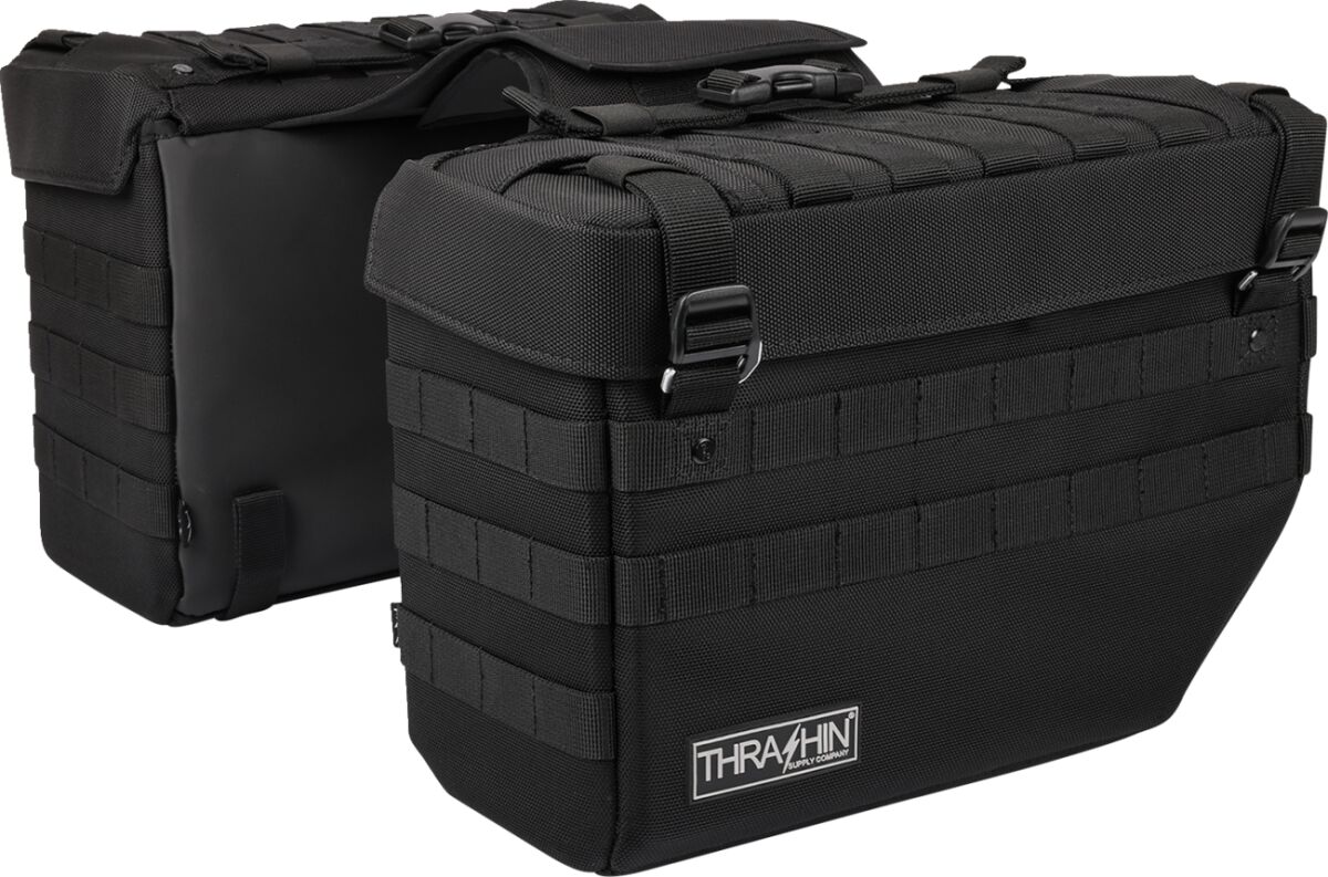 Thrashin Supply Co. Expedition Saddlebags - 21 Liters Saddlebags Thrashin Supply Co.