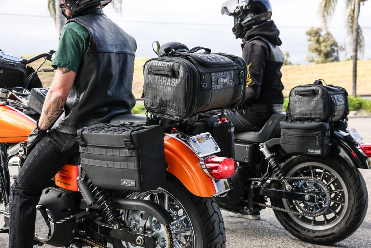 Thrashin Supply Co. Expedition Saddlebags - 21 Liters Saddlebags Thrashin Supply Co.