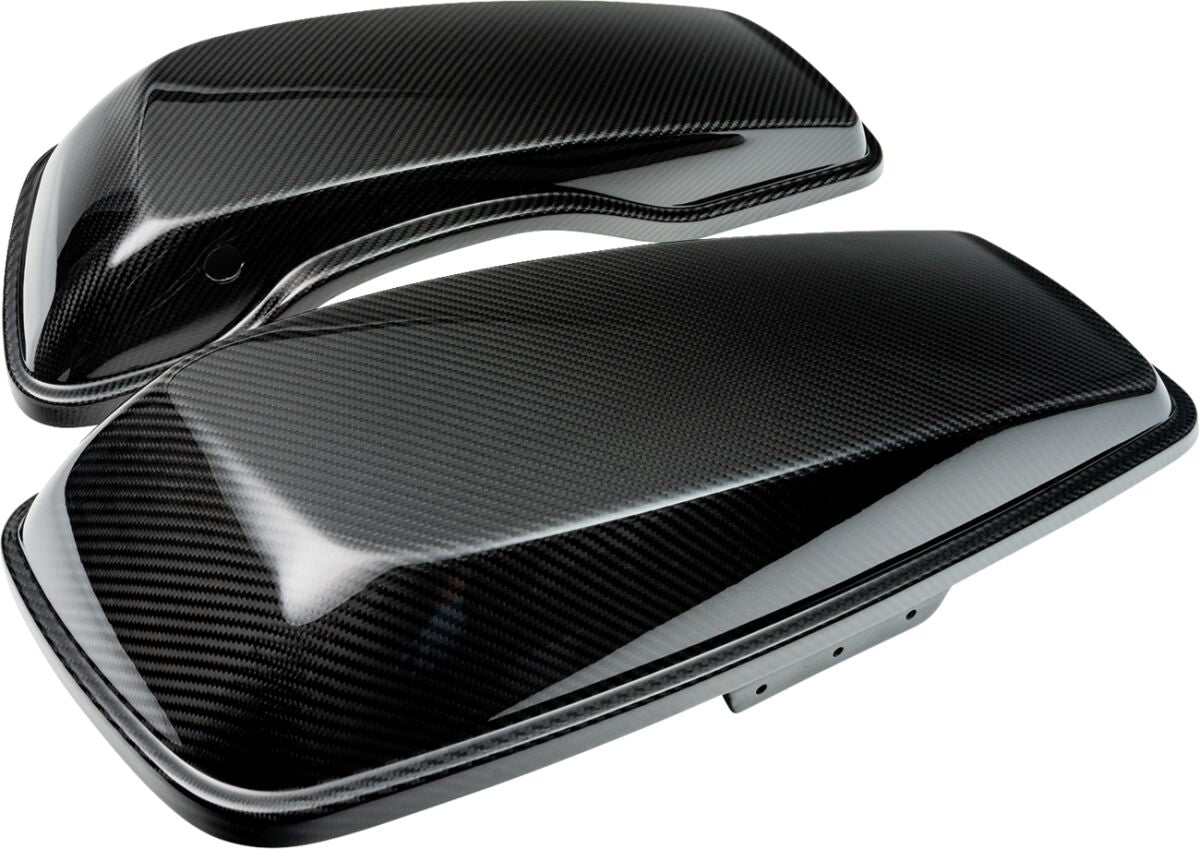 Slyfox Lids Saddlebag, Carbon Gloss - 14-23 Touring Saddlebags Slyfox