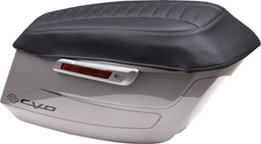 Mustang Cover Saddlebag Lid Black W/ Gun Metal Thread Saddlebag Lid Covers Mustang