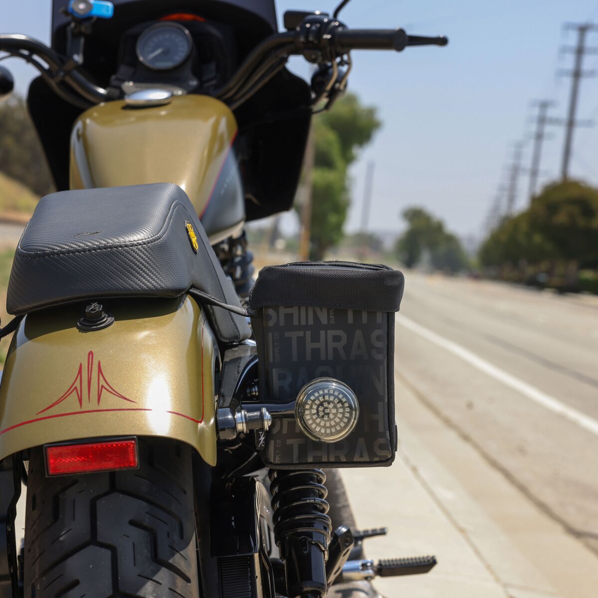 Thrashin Supply Co. Mini Essential Saddlebags - 8 Liters Saddlebags Thrashin Supply Co.