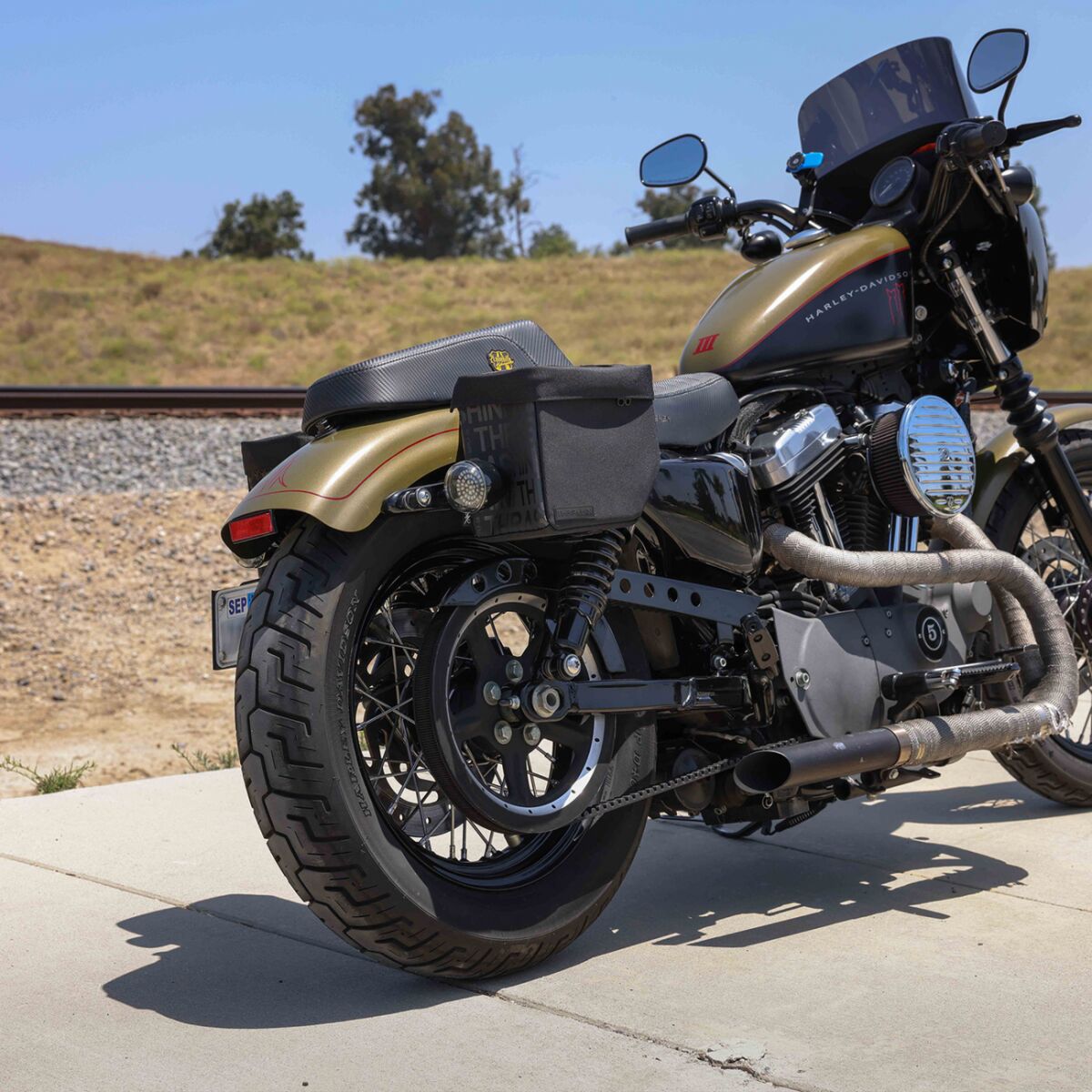 Thrashin Supply Co. Mini Essential Saddlebags - 8 Liters Saddlebags Thrashin Supply Co.