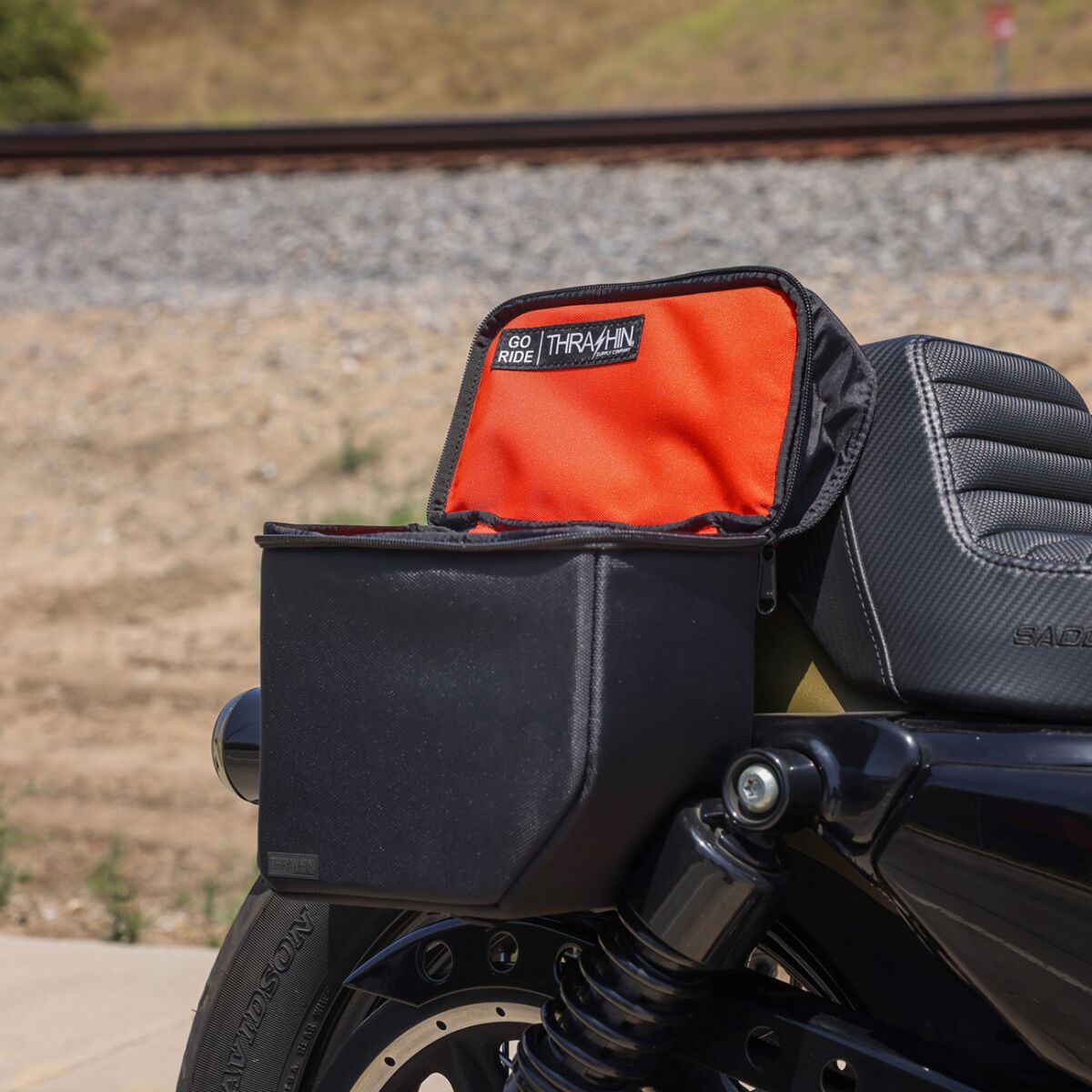 Thrashin Supply Co. Mini Essential Saddlebags - 8 Liters Saddlebags Thrashin Supply Co.