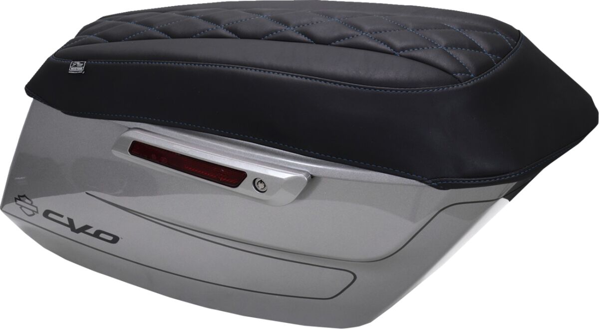 Mustang Cover Saddlebag Lid Dlx Diam S Saddlebag Lid Cover Mustang