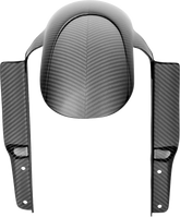 Front Fender, Carbon Gloss - 17-22 Touring Front Fender Slyfox Performance