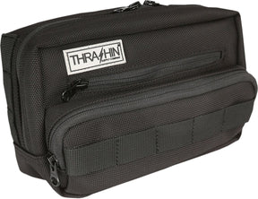 Thrashin Supply Co. Handlebar Bag Plus, Black Tool & Fork Bags Thrashin Supply Co.