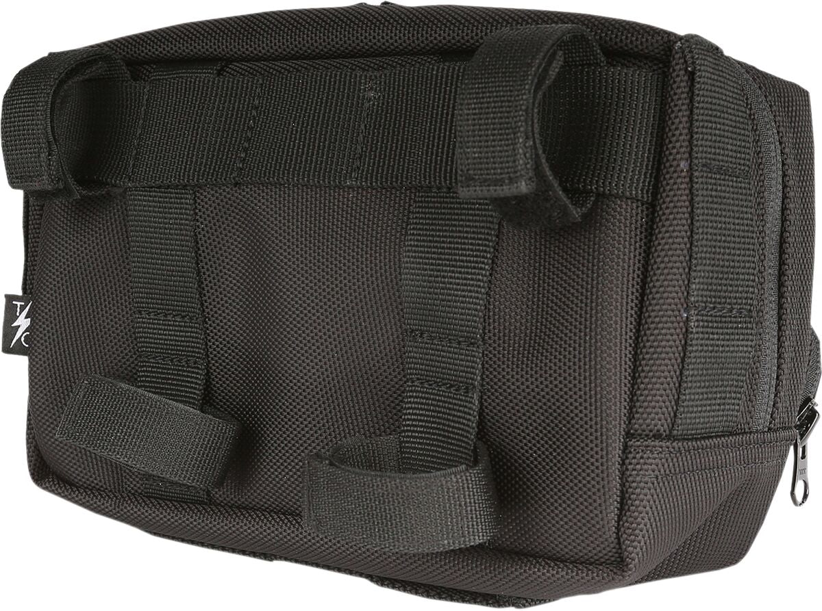 Thrashin Supply Co. Handlebar Bag Plus, Black Tool & Fork Bags Thrashin Supply Co.