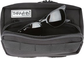 Thrashin Supply Co. Handlebar Bag Plus, Black Tool & Fork Bags Thrashin Supply Co.