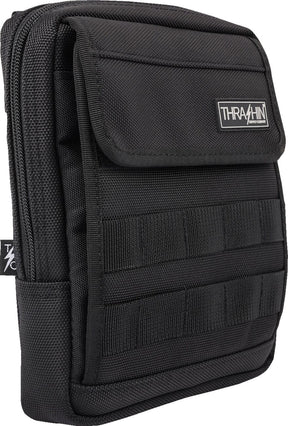 Thrashin Supply Co. Handlebar Bag Slim, Black Tool & Fork Bags Thrashin Supply Co.