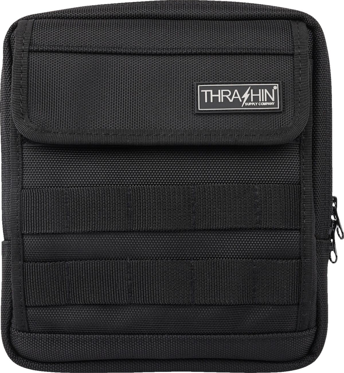 Thrashin Supply Co. Handlebar Bag Slim, Black Tool & Fork Bags Thrashin Supply Co.