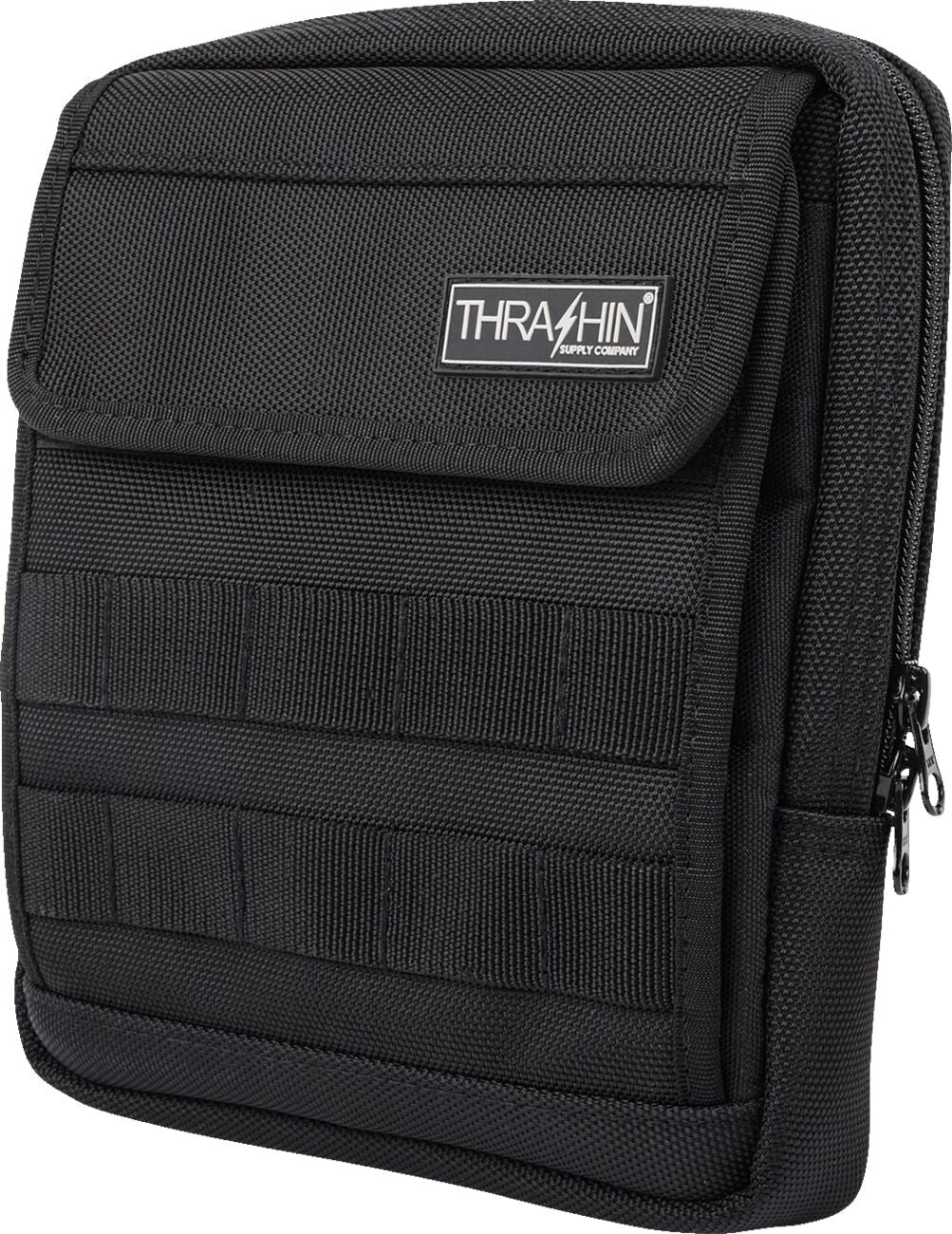 Thrashin Supply Co. Handlebar Bag Slim, Black Tool & Fork Bags Thrashin Supply Co.