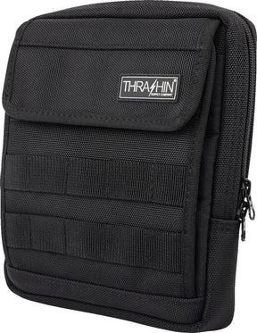 Thrashin Supply Co. Handlebar Bag Slim, Black Tool & Fork Bags Thrashin Supply Co.