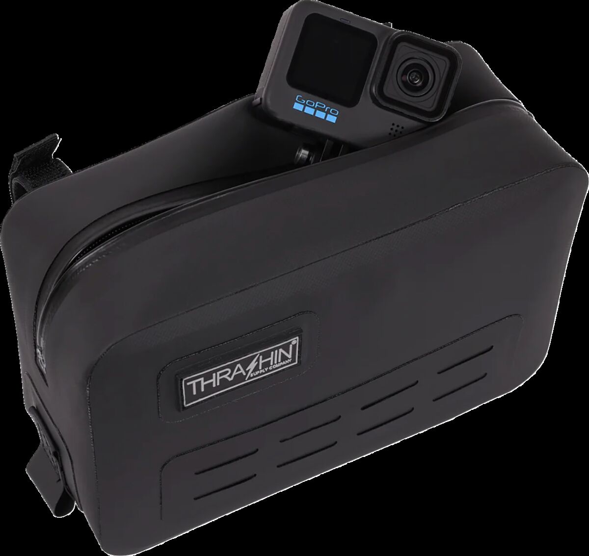 Thrashin Supply Co. Waterproof HandleBar Bag, Black Tool & Fork Bags Thrashin Supply Co.