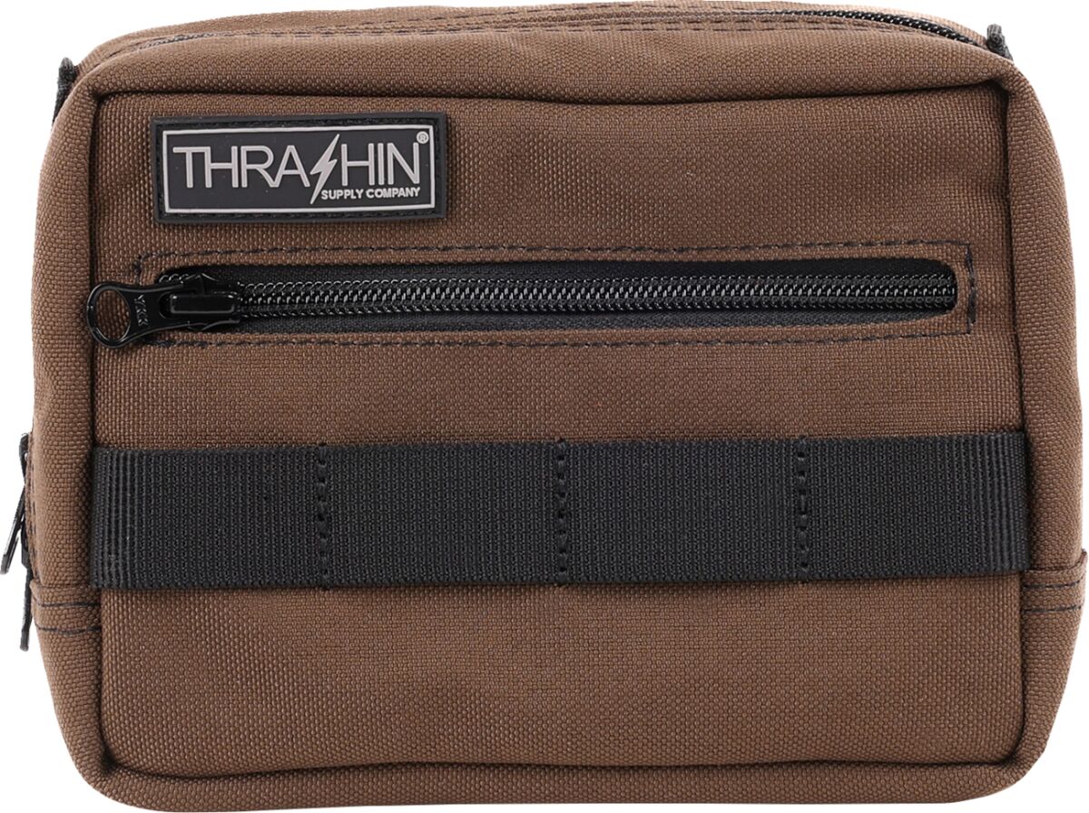 Thrashin Supply Co. HandleBar Bag, Brown Tool & Fork Bags Thrashin Supply Co.