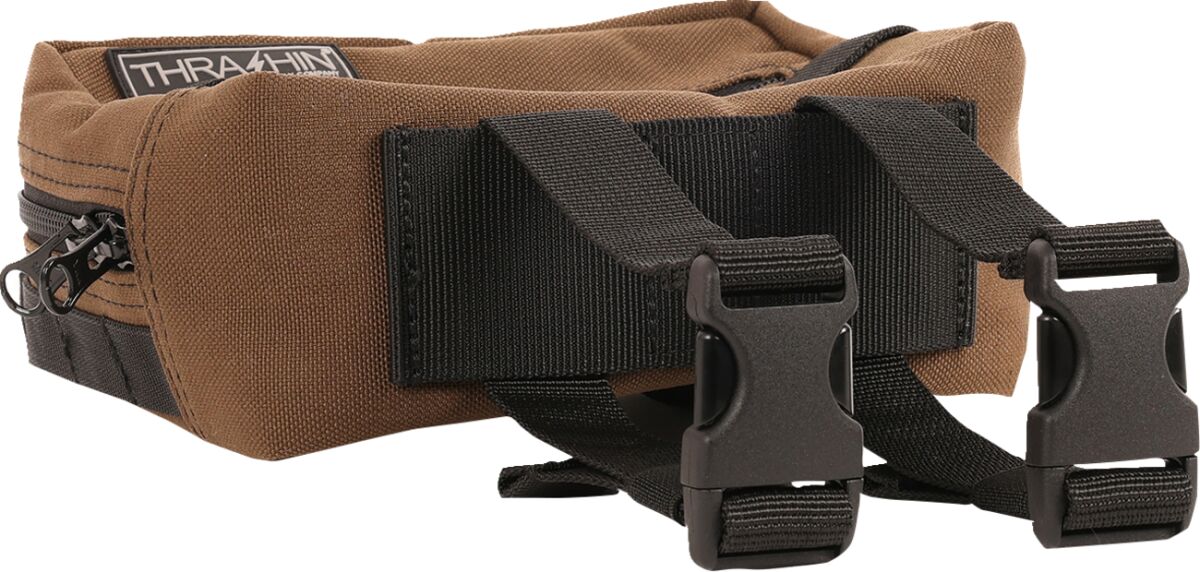 Thrashin Supply Co. HandleBar Bag, Brown Tool & Fork Bags Thrashin Supply Co.