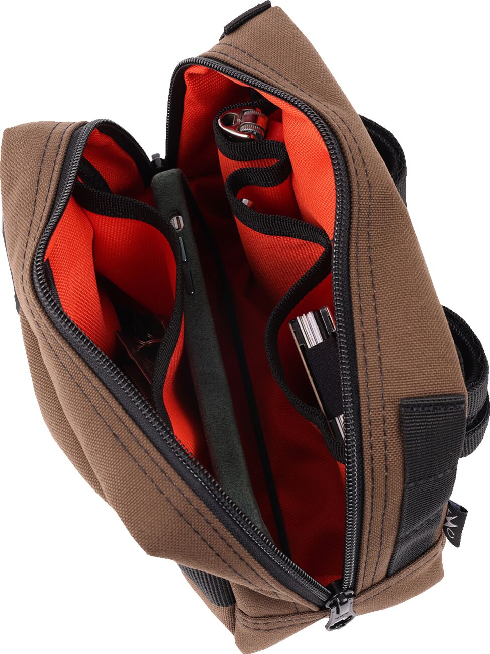 Thrashin Supply Co. HandleBar Bag, Brown Tool & Fork Bags Thrashin Supply Co.