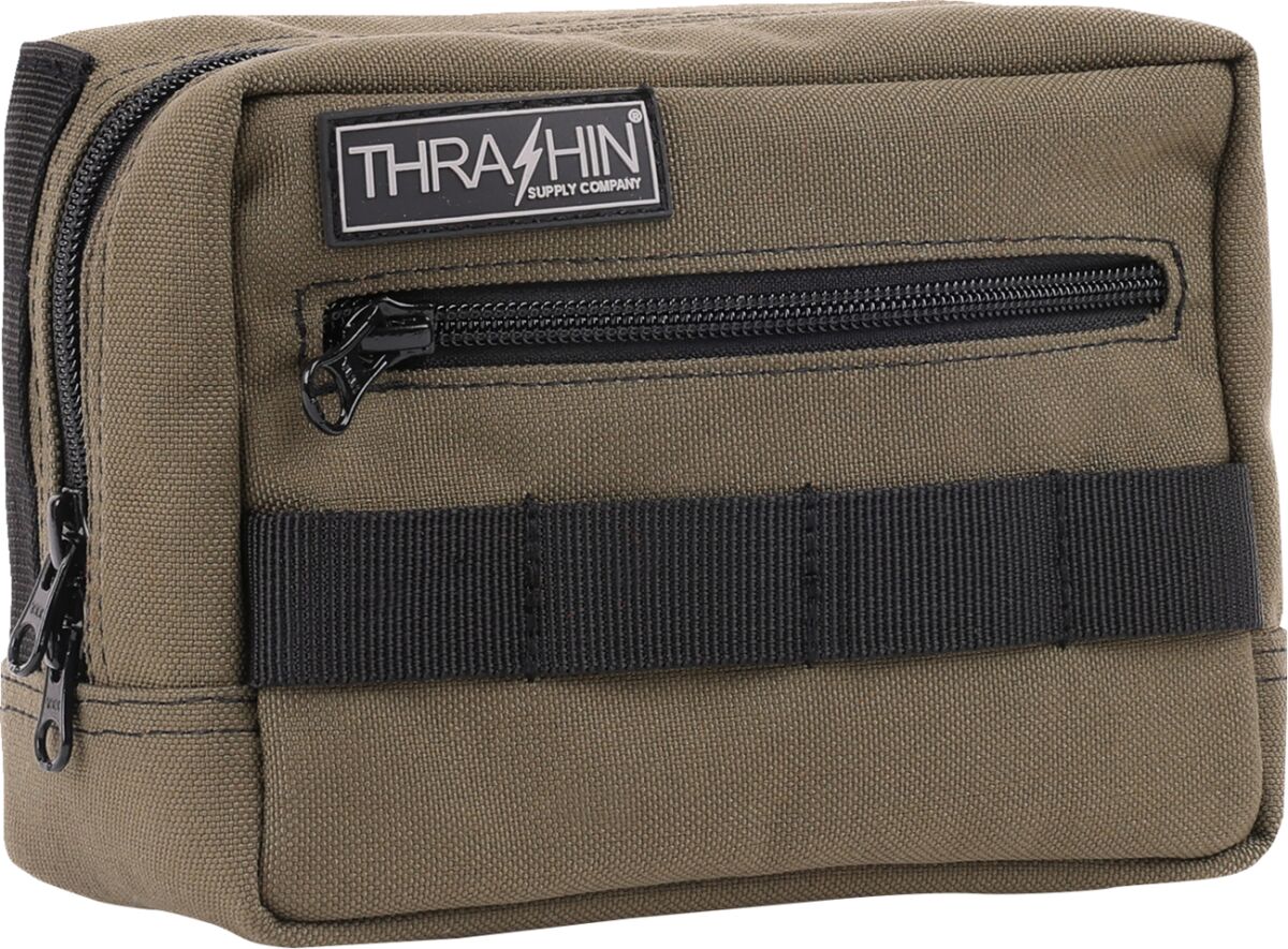 Thrashin Supply Co. HandleBar Bag, Army Green Tool & Fork Bags Thrashin Supply Co.