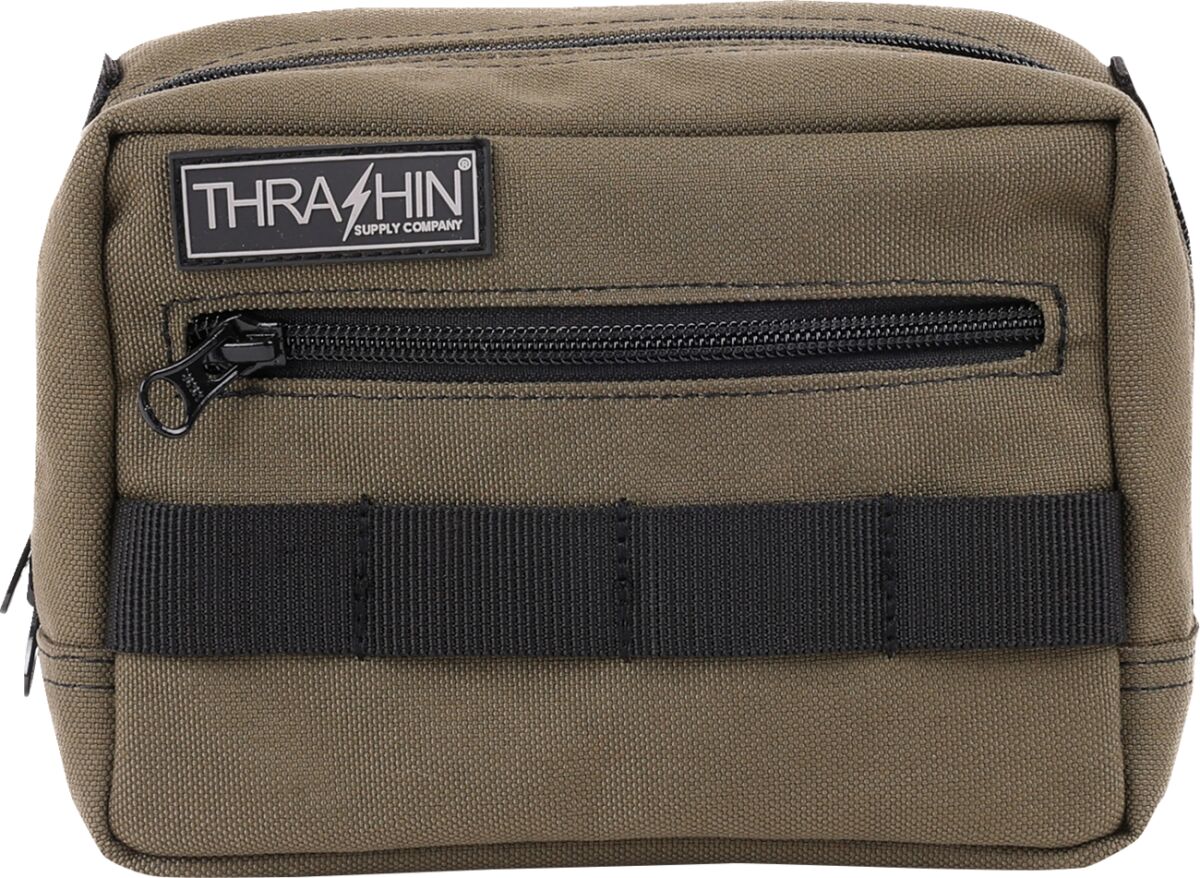 Thrashin Supply Co. HandleBar Bag, Army Green Tool & Fork Bags Thrashin Supply Co.