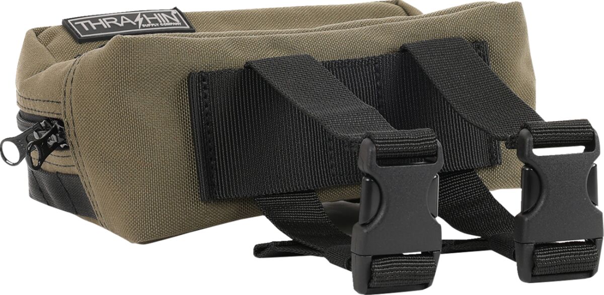 Thrashin Supply Co. HandleBar Bag, Army Green Tool & Fork Bags Thrashin Supply Co.