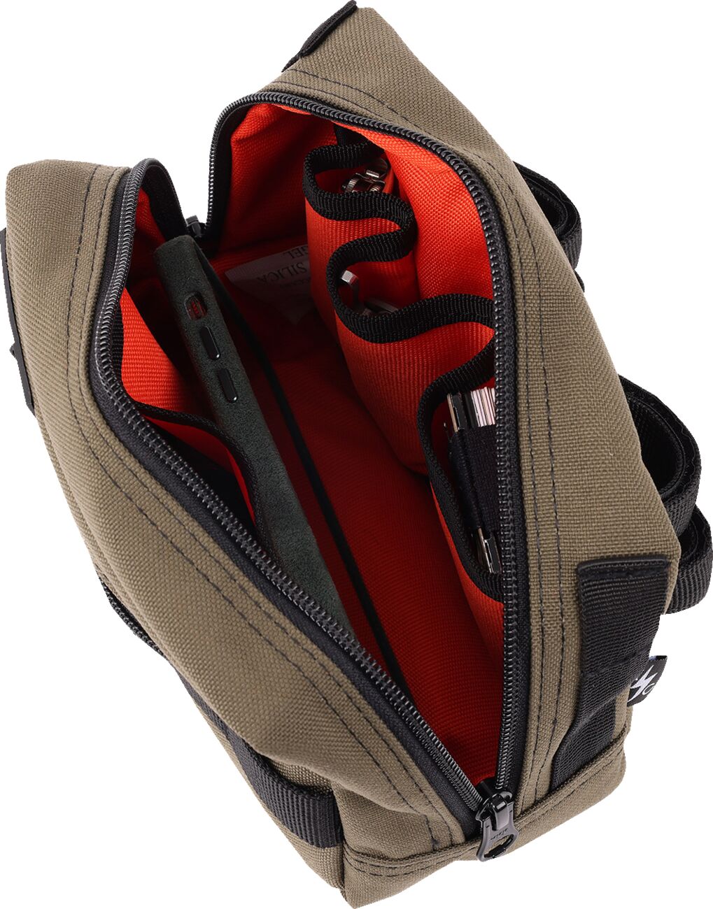 Thrashin Supply Co. HandleBar Bag, Army Green Tool & Fork Bags Thrashin Supply Co.