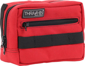 Thrashin Supply Co. HandleBar Bag, Red Tool & Fork Bags Thrashin Supply Co.